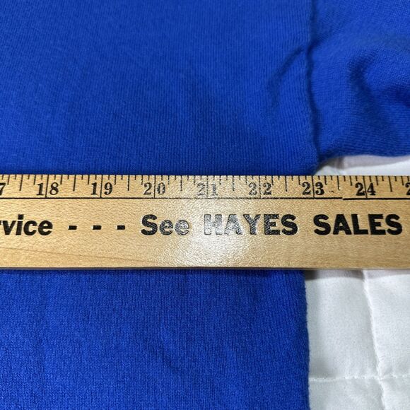 Talbots Royal Blue Round Neck Long Sleeve Lightweight Sweater w/Pocket, Size XL - Picture 8 of 10